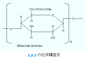 TPTの化学構造式